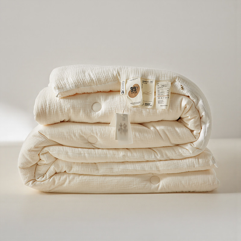 大豆纤维被子全棉冬被双层纱加厚保暖子母被春秋被四季通用棉被芯,床上用品,化纤被,淘宝优惠券,粉丝福利购,淘宝优惠卷