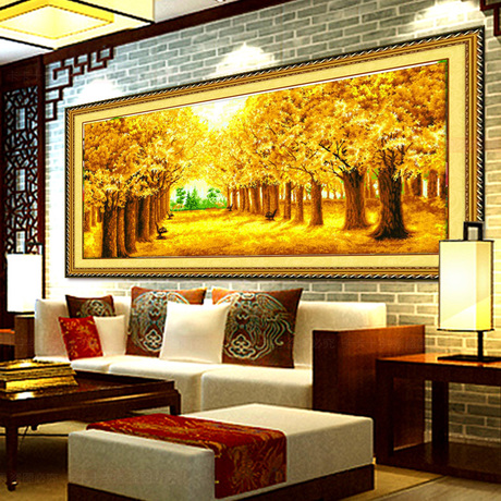 十字绣2022新款绣黄金家用大图