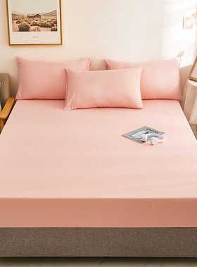 顶蓝DINGLAN宿舍水洗棉磨毛学生床笠 90cmx200cm简约单人宿舍床笠