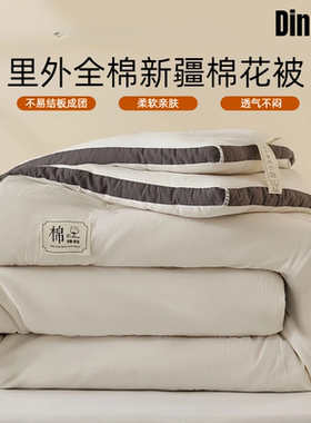 ZENITH 云巅100%里外全棉新疆棉花被冬被被子被芯冬季保暖棉被
