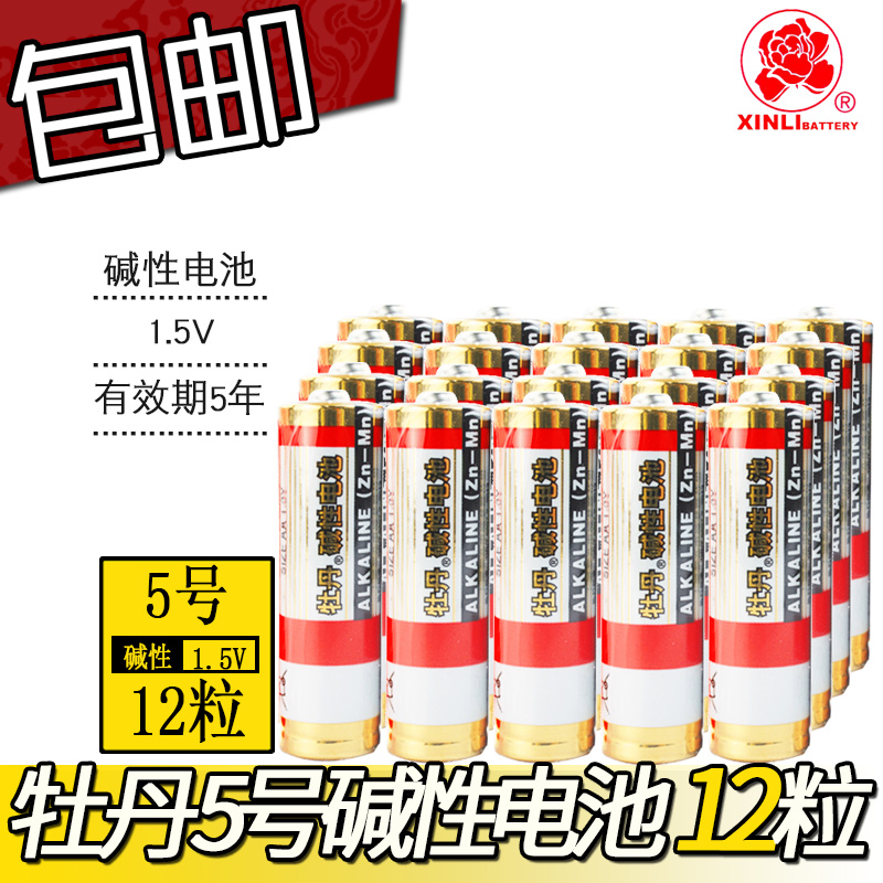 牡丹电池节儿童玩具12AA碱性