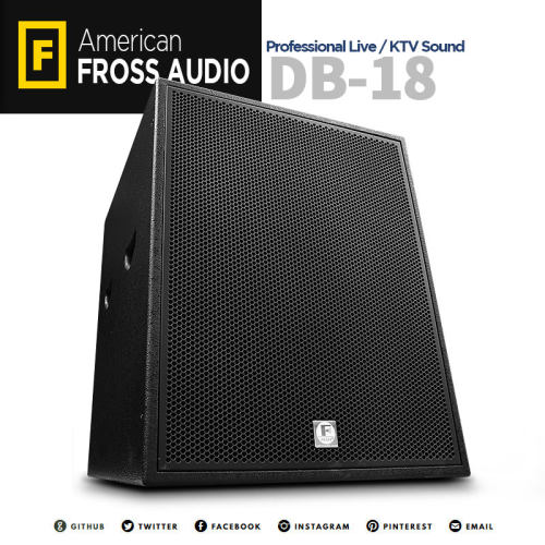 fross/沸斯db-1818寸低音炮音箱