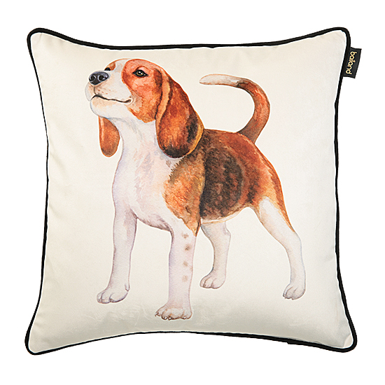 【Bailand】0434狗狗系列丝绒印花样板房腰枕抱枕沙发靠垫抱枕套