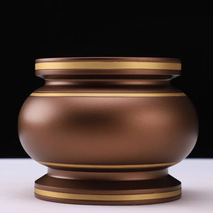 台湾纯铜香炉家用供佛香炉香薰炉香碗供财神关公祖先香炉神台摆件