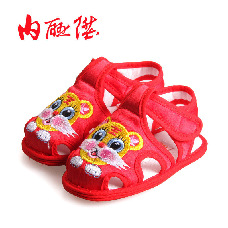 内联升婴儿夏季千层底男女婴儿童步前鞋宝宝虎头凉鞋5340C|ruв категории детская обувь/детская обувь/между родителями и детьми обувь, традиционные ткани, обувь/Ручная вязка обувь - от Buy2taobao.com для оказания профессиональной услуги покупки агента Taobao