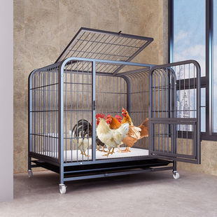 加粗鸡笼子家用室外室内小号大号特大号鸡鸭鹅家禽养殖笼阳台鸡笼