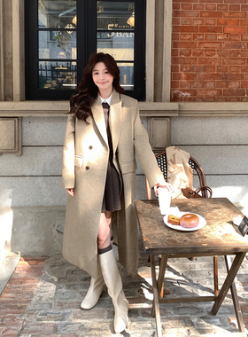 Even一雯【长期主义】韩系高智感秋冬百搭含羊毛大衣羽绒正肩外套