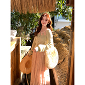 春 韩系高智感甜美慵懒毛衣显瘦温柔V领开衫 Even一雯 于此赴春