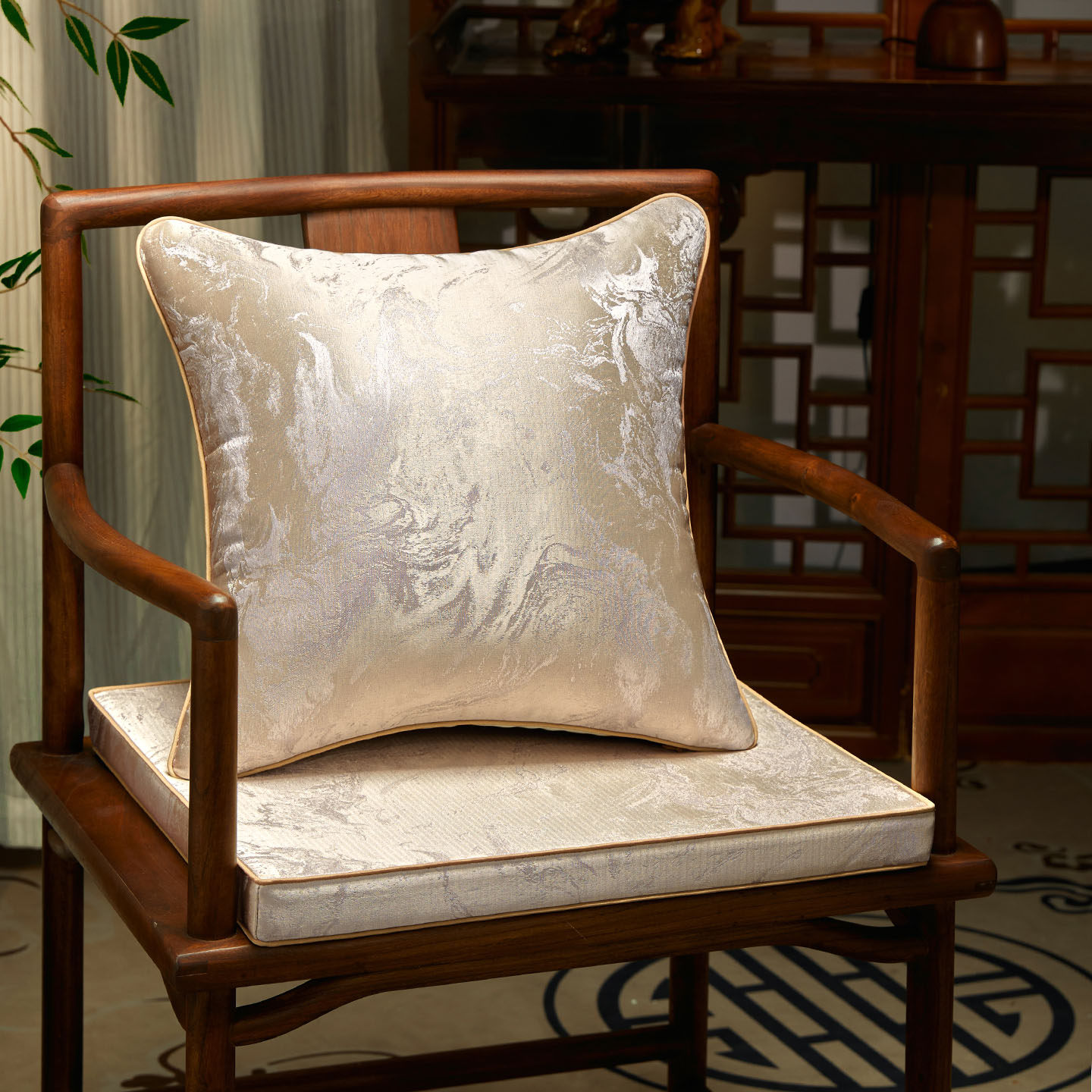 中式椅垫红木沙发坐垫实木家具凳子垫餐椅太师椅茶椅圈椅座垫定制,居家布艺,椅垫,淘宝优惠券,粉丝福利购,淘宝优惠卷