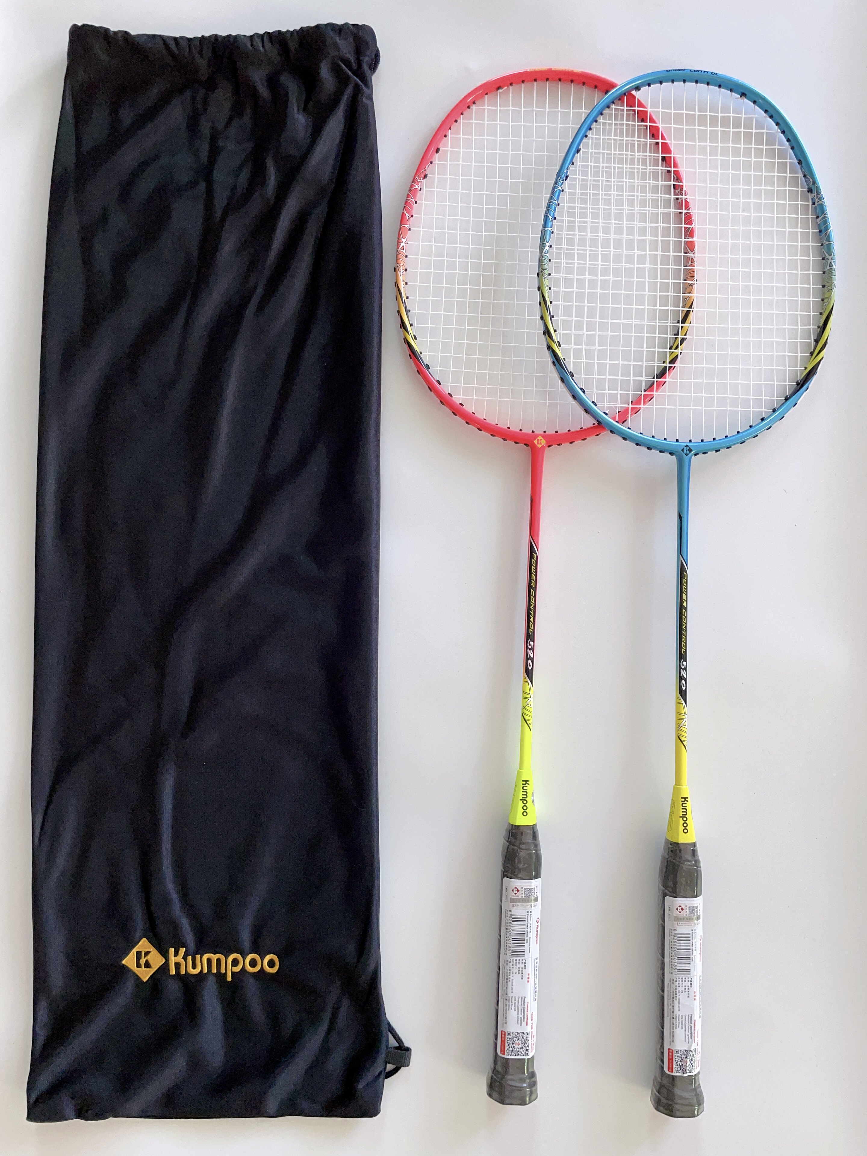 两支装正品薰风520超轻全碳素对拍男女初学者熏风羽毛球拍双拍