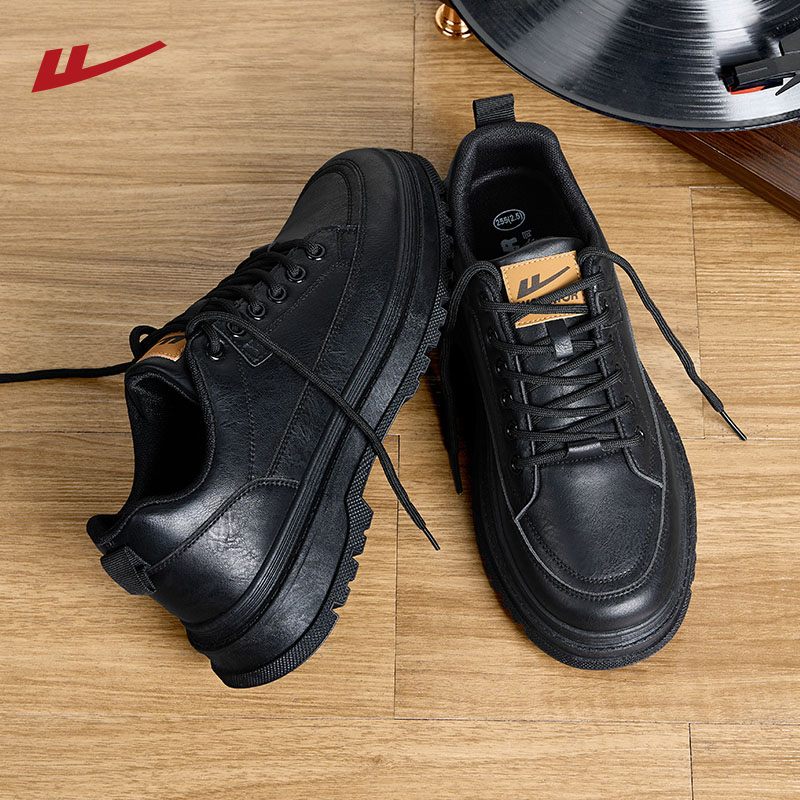 回力经典国货正品复古休闲皮鞋