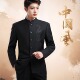 中山装 青年绣龙套装 男外套唐装 修身 春 中国风国潮西装 立领汉服新式