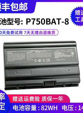 全新适用未来人类X599 X799 蓝天P770ZM P750BAT-8 P751ZM 电池