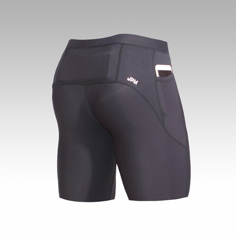 高端提臀健身压缩五分短裤男腰兜深蹲篮球马拉松跑步弹力瑜伽中裤