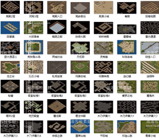 传奇地砖地图 怀旧无补丁地图系列合集 复古地砖190+ 不断更新