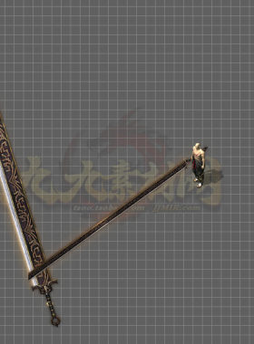 传奇武器素材 复古微变 超级无敌长砍刀 高清动态PNG格式 FW211
