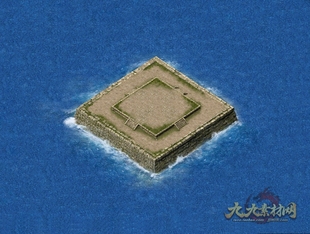 传奇地图素材 新人等待 海上擂台 动态复古独立地砖 无缝封边