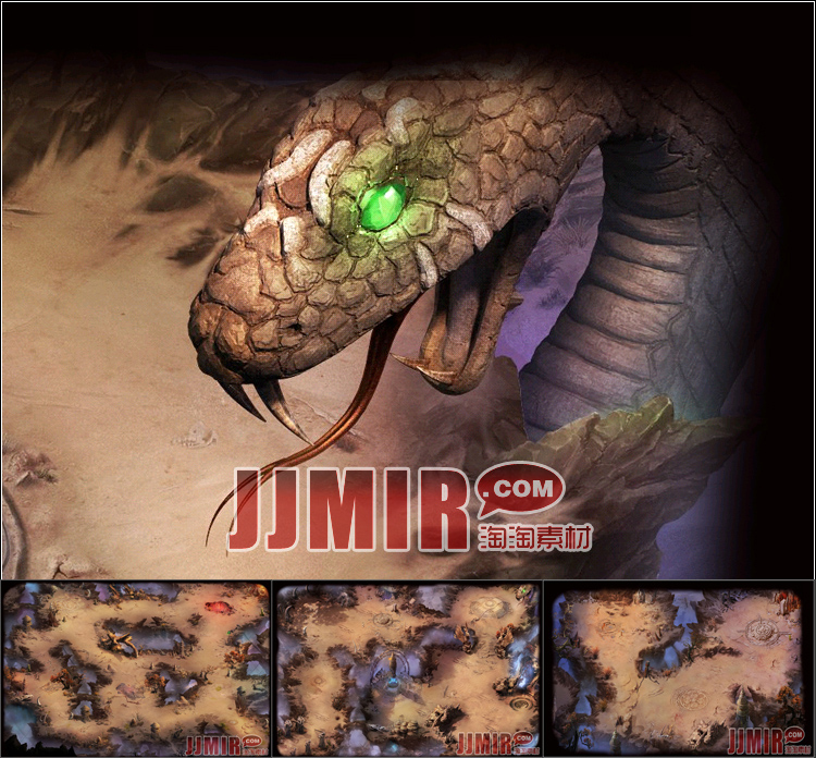 传奇地砖地图素材 无边荒漠3层 高清独立地砖套图 无缝封边 YD132