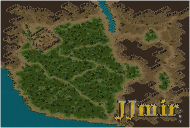 传奇地砖地图素材 重制版 魔龙城 高清独立地砖 完整封边-zd039