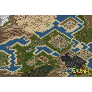 传奇地图素材 城镇系列 玛法大陆 复古动态独立地砖 无缝封边