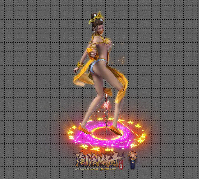 传奇光柱素材 高清动态字体光柱 舞动少女 动态内观 png格式