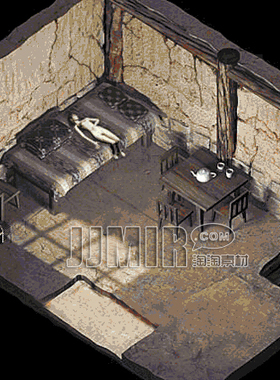传奇地砖地图素材 小型副本 独立地砖地图 无缝封边 HD168