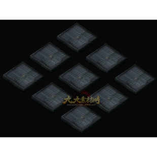 传奇地图素材 天地星空棋系列 九擂台 高清独立真地砖 无缝封边