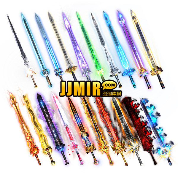 传奇武器素材 高清武器系列 仙侠 杀戮神兵 内外观齐全 20组FW306