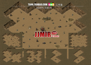 传奇地砖地图 新蛮荒之地系列 魔龙遗迹1-6层 高清真地砖 MF025-1