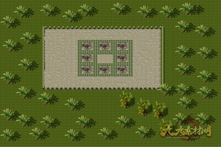 传奇地图素材 PK决斗 八擂台地图 复古独立真地砖 HD016-7