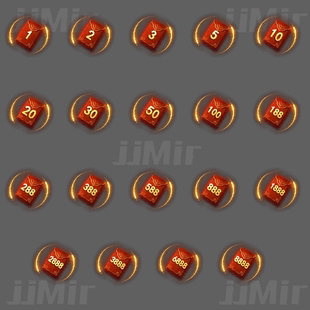 传奇道具素材 红包实物 传奇特殊材料道具素材 PNG格式 19组