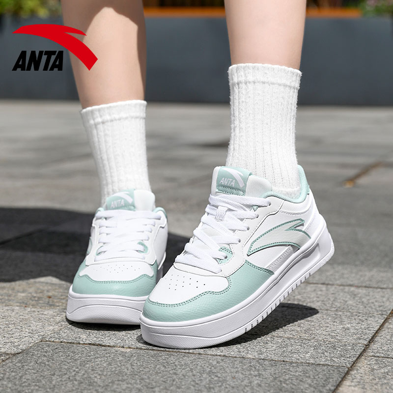 安踏官方旗舰店轻松板鞋女鞋