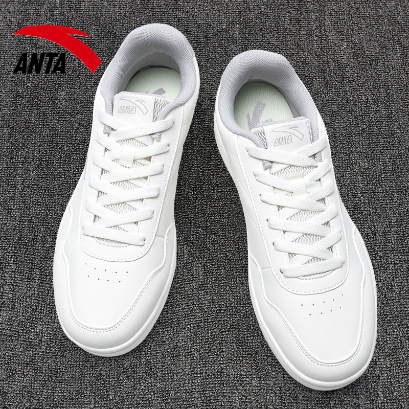 安踏板鞋男鞋休闲春季2026新款厚底增高轻便通勤复古耐磨运动鞋男