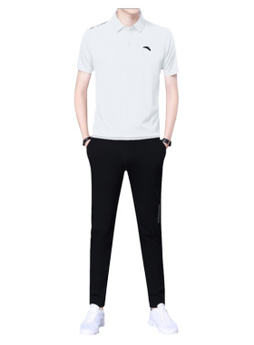 官方旗舰店男士运动套装安踏跑步