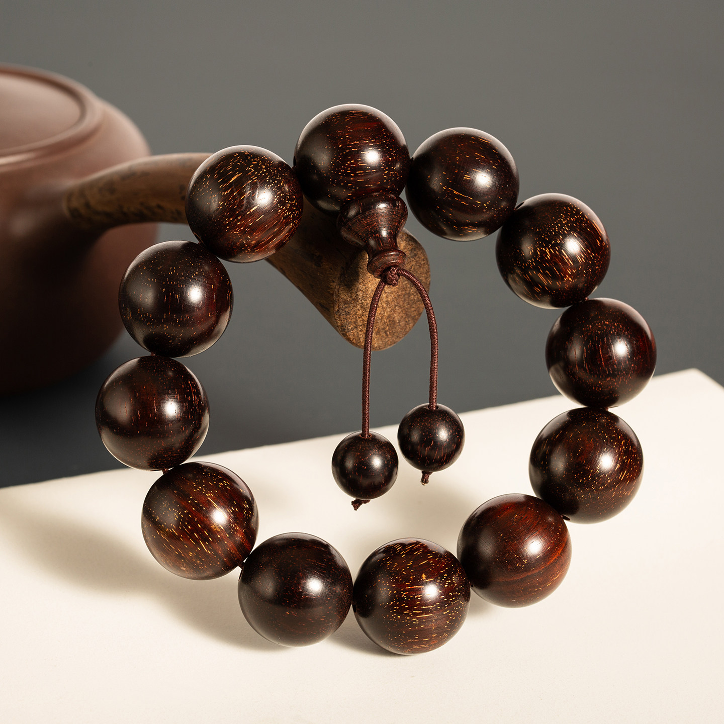 特价精品小叶紫檀佛珠手串手链单圈圆珠男款文玩18mm20mm