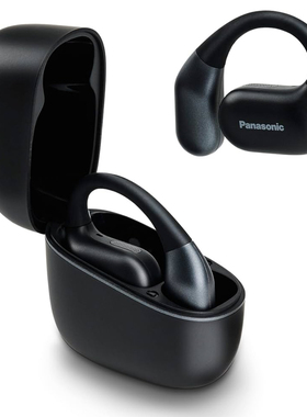 日本本土Panasonic 松下 无线耳机 开放式 多点点 黑色 RB-F10D