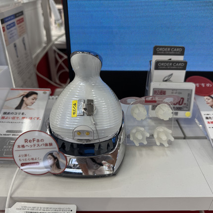 日本本土直邮refa电动头部按摩仪防水洗头清洁头皮舒缓神经提拉面