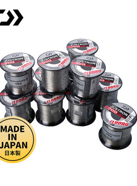 DAIWA达亿瓦JUSTRON300m碳线日本进口高强度耐磨泛用碳素线钓鱼用