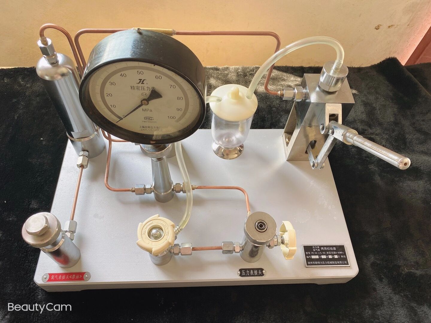 LYL-40压力表氧气表两用校验器