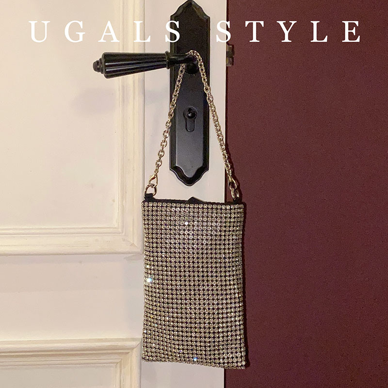 UGALS斜挎包辣妹小包闪亮水钻