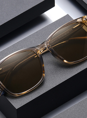 偏光方形简约男女通用近视太阳镜