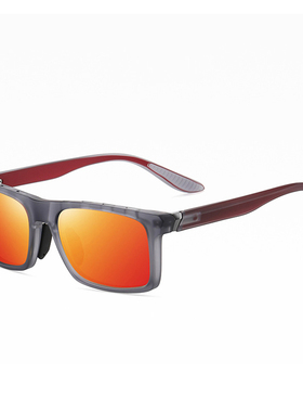 偏光太阳镜方形运动男女同款