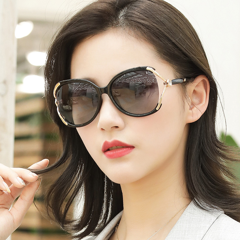 墨镜女2025新款女士偏光太阳镜防紫外线大框大脸圆脸开车驾驶眼镜