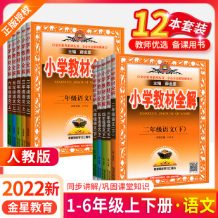 小学生语文教材全解奇迹课堂同步特级教案备课教师教学用书 部编RJ人教版 6年级全套12本 小学教材全解一二三四五六年级上下册语文1