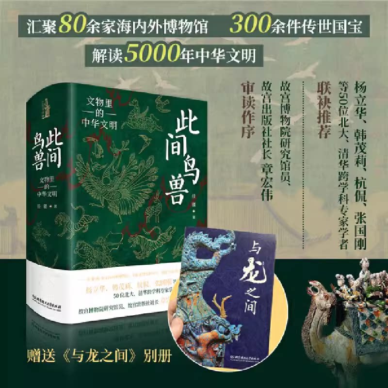 此间鸟兽：文物里的中华文明 四色精装 任疆 中华文化 通俗读物 解读5000年中华文明 北京理工大学出版社 官方正版现货速发图片