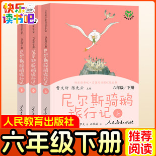 尼尔斯骑鹅旅行记六年级下册快乐读书吧人民教育出版社鲁滨逊漂流记爱丽丝漫游奇境正版原著完整版儿童文学鲁滨孙鲁宾逊人教版