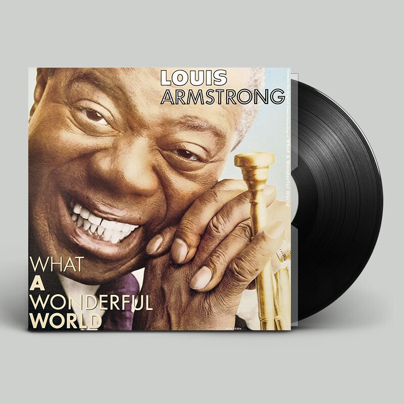 正版 Louis Armstrong 阿姆斯特朗 美妙世界 LP黑胶唱片 爵士专辑