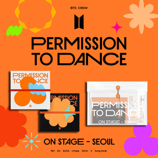 官方正版 BTS 防弹少年团 PERMISSION TO DANCE ON STAGE小卡周边