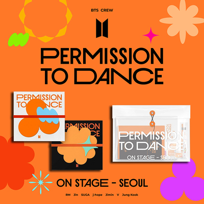 官方正版 BTS 防弹少年团 PERMISSION TO DANCE ON STAGE小卡周边