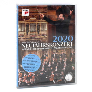 进口 Andris 2020年维也纳新年音乐会 尼尔森斯 Nelsons DVD 原版